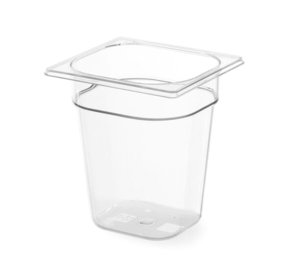 Bac Gastronorm 1/6 65 mm polycarbonate transparent