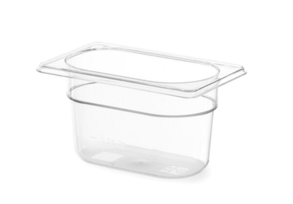 Bac Gastronorm 1/9 100 mm polycarbonate transparent