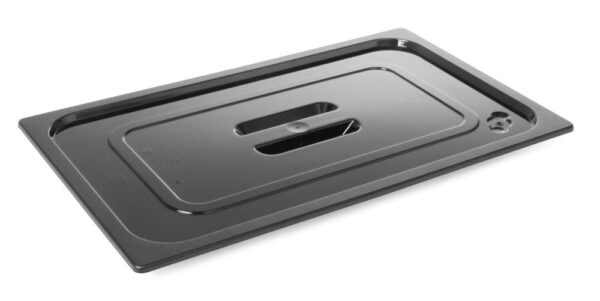 Couvercle Gastronorm s/ouv 1/1 polycarbonate noir